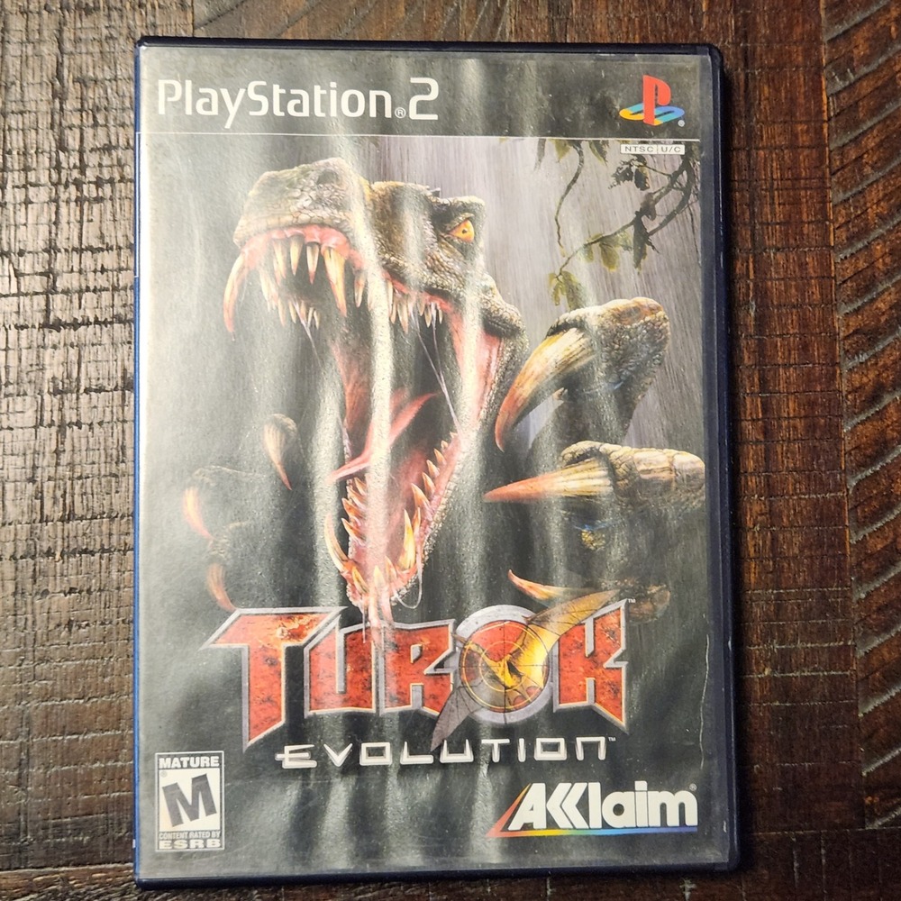 Turok‎ Evolution PlayStation 2 PS2 Video Game AKLAIM
